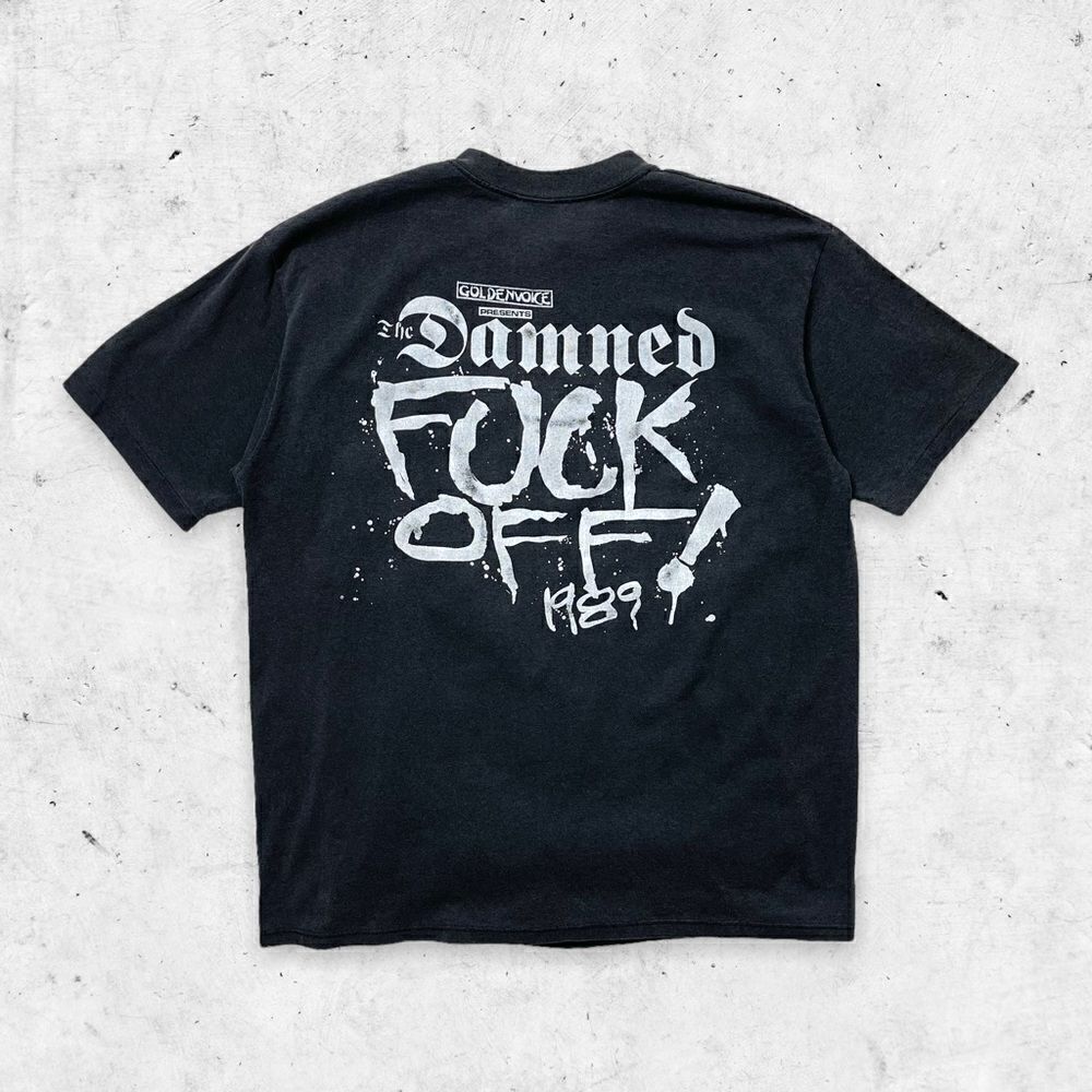 Vtg 1989 The Damned F*ck Off Tour Shirt, Punk Band